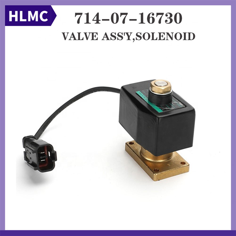 714-07-16730 7140716730 WA300 WA320 WA350-6 WA320-3 WA380-3 WA420-3 WF450 WF450T Loader Parts Solenoid Valve