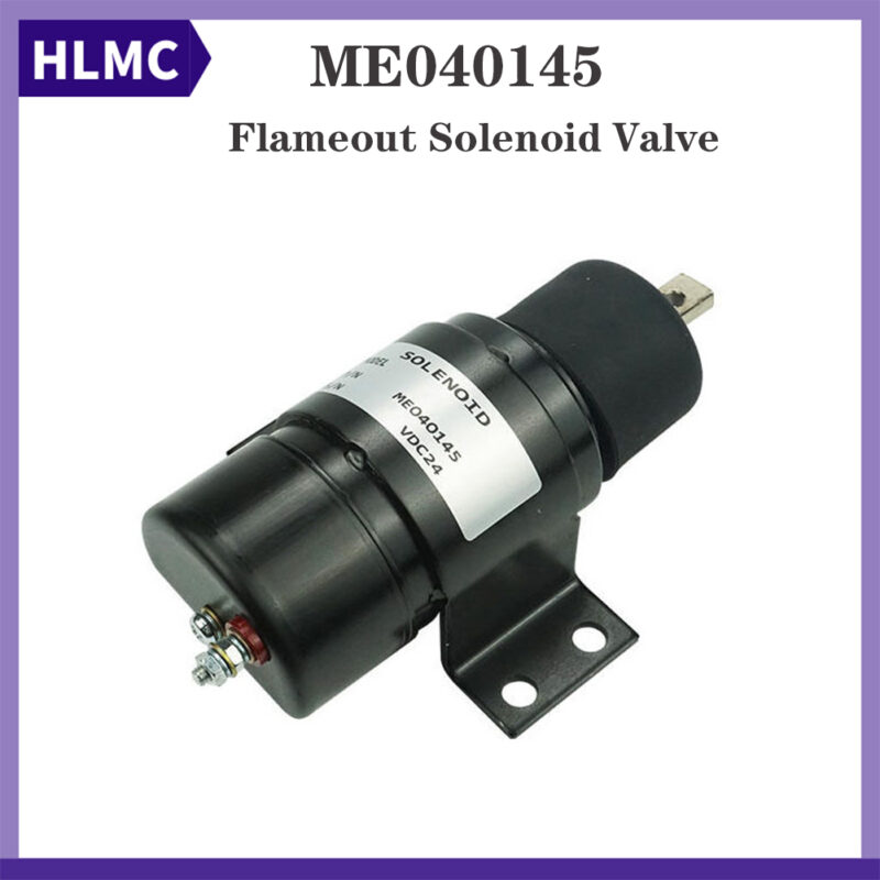 ME040145 Excavator Flameout Solenoid Valve 053400-0745 053400-73500 053400-1461 12V 24V Shut Off Solenoid Valve