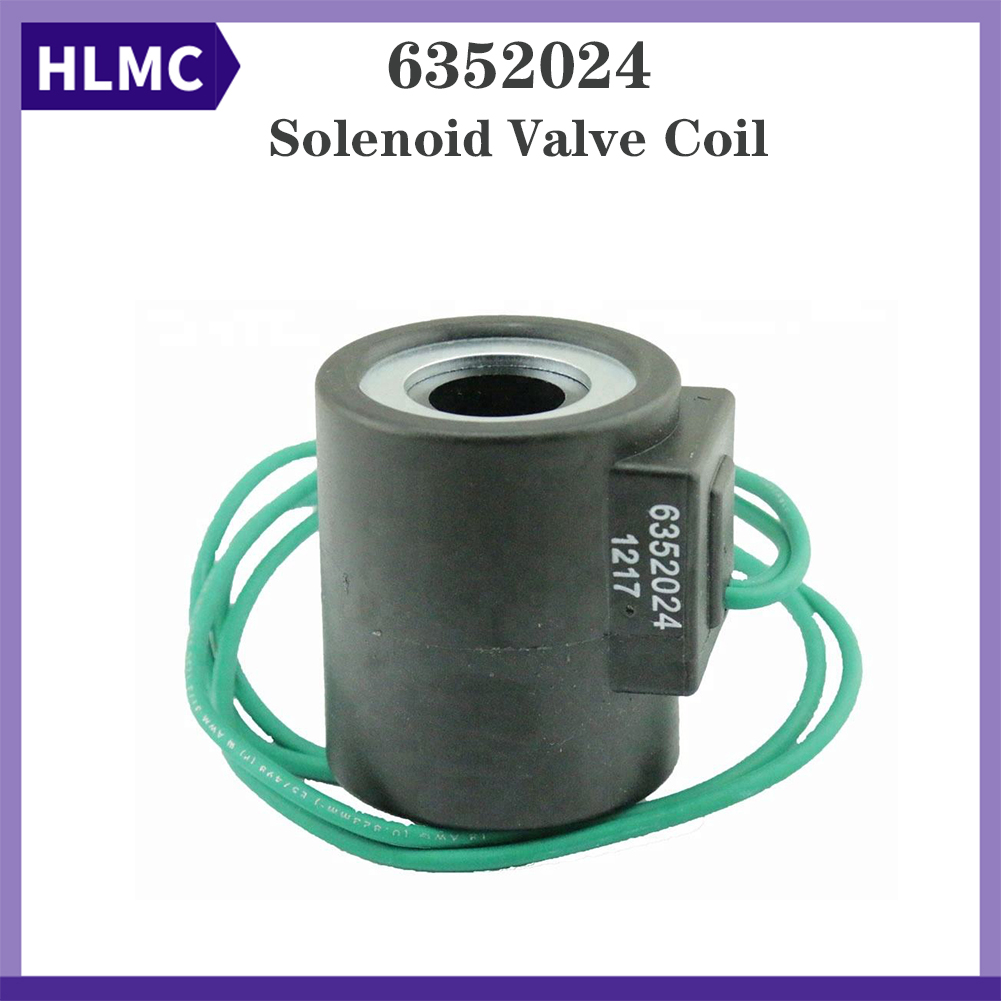24VDC Solenoid Valve Coil 18 Wire leads 6352024 Size 10 Compatible With HydraForce Valve Stem Series 10 12 16 38 and 58