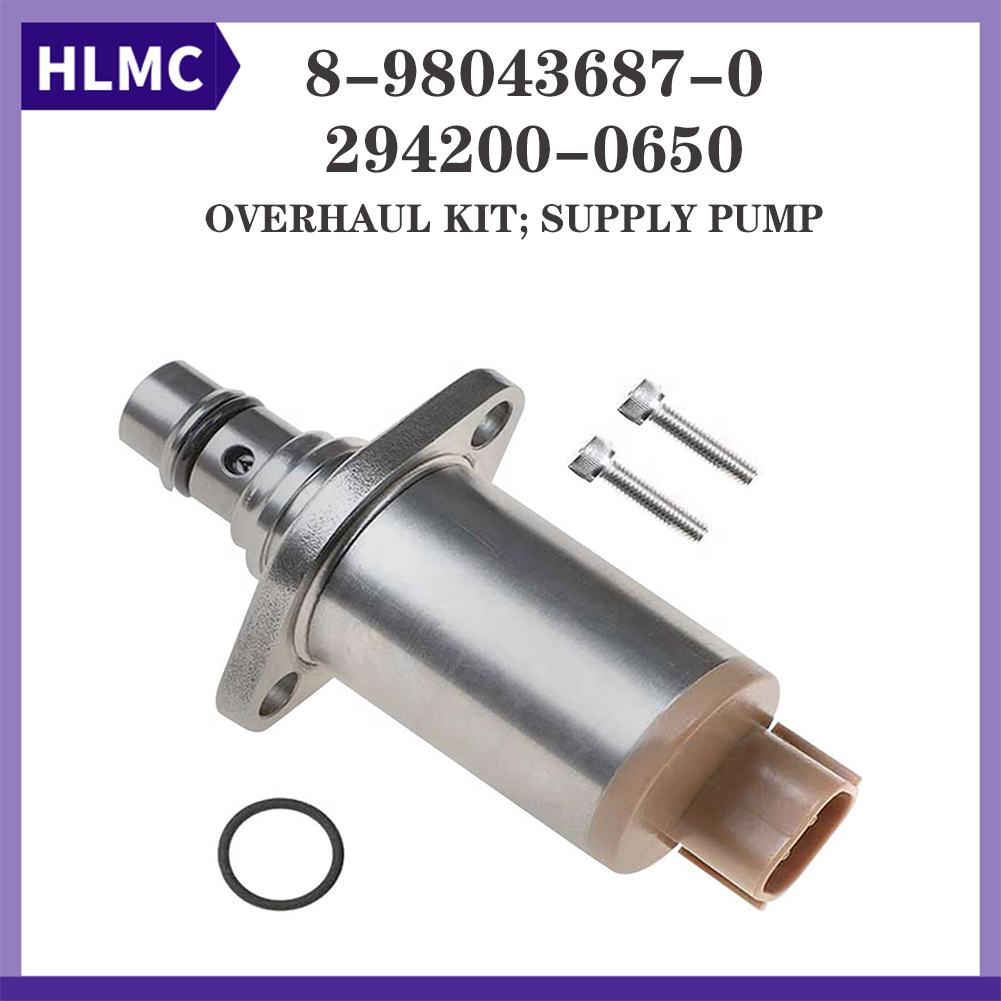 8-98043687-0 4HK1 Parts Pump Kit Valve Solenoid 294200-0650 Stock In Excavator Parts Solenoid Valve For Hitachi Zx240-3
