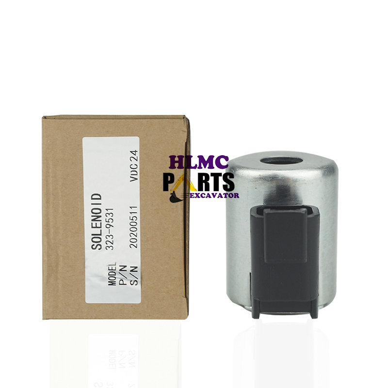 24V Diesel Engine Fuel Shut Off Solenoid Valve 323-9531 Engine Stop Solenoid Coil 3239531 - Image 2