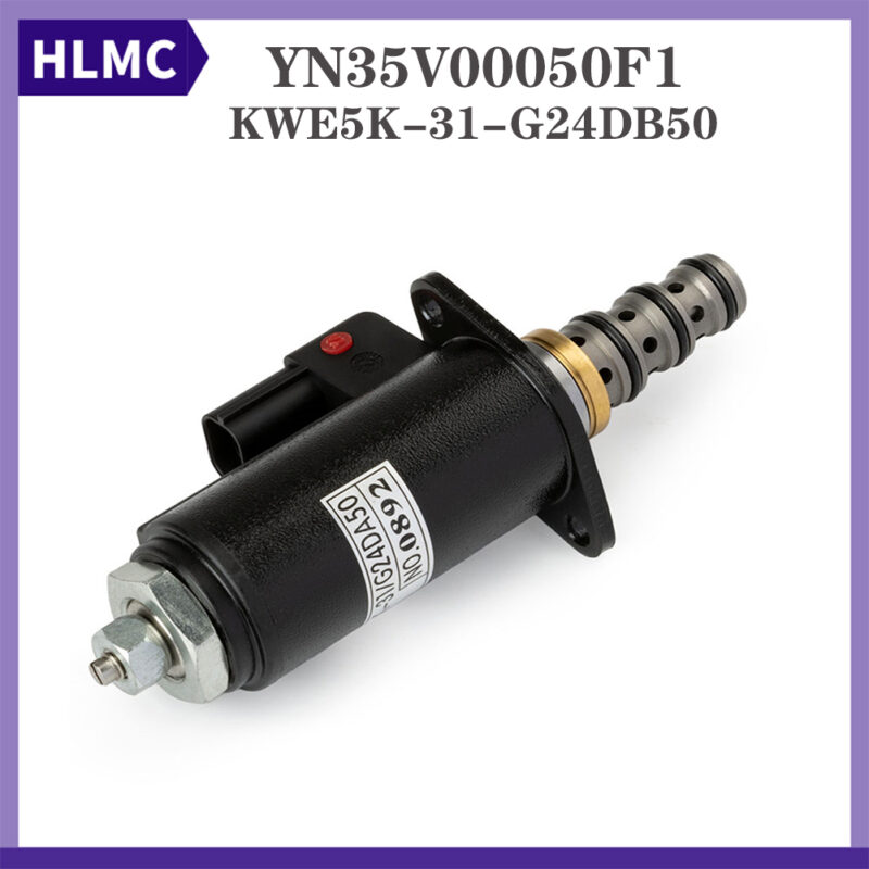YN35V00050F1 KWE5K-31-G24DB50 Solenoid Valve SK130-8 SK200-8 SK330-8 SK350-8 Excavator Parts