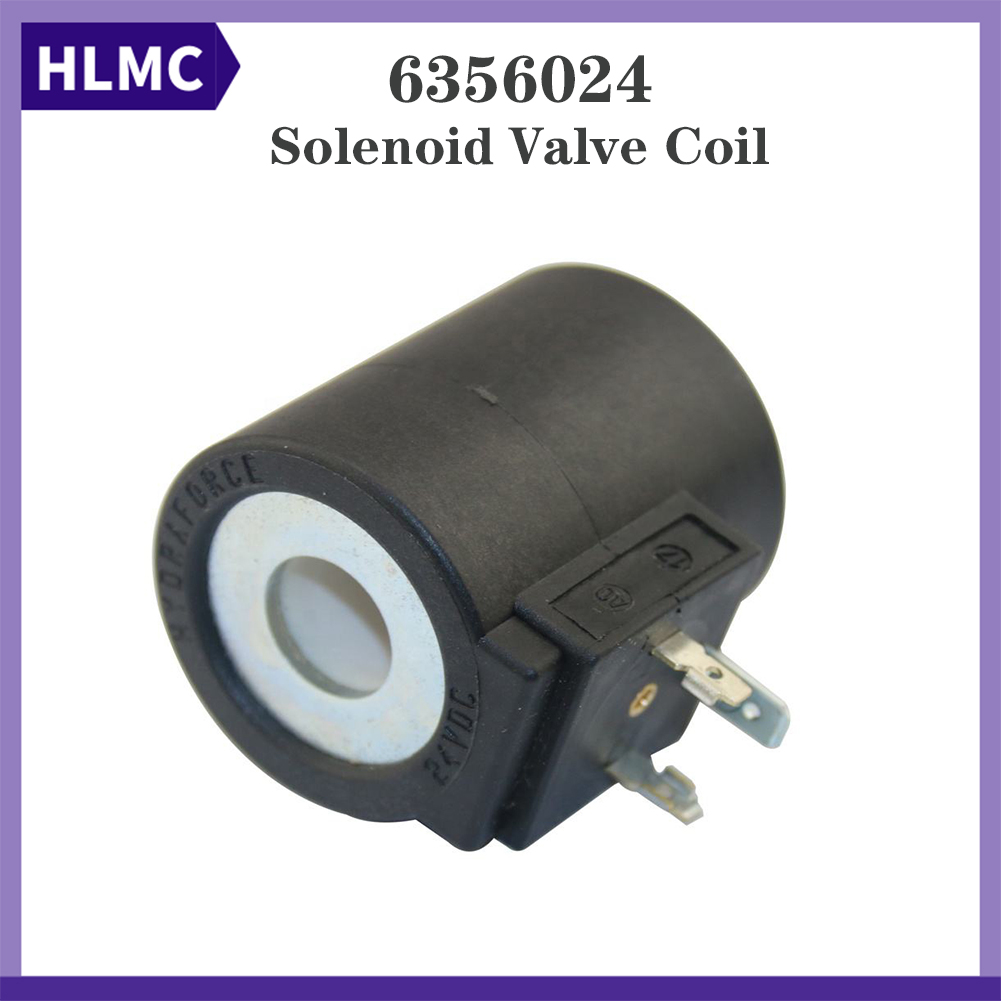 Aftermarket 6356024 2440210520 Solenoid Valve Coil 3 Prong DIN 24 Volt DC HydraForce Valve Stem Series 10 12 16 38 58 5/8”Hole