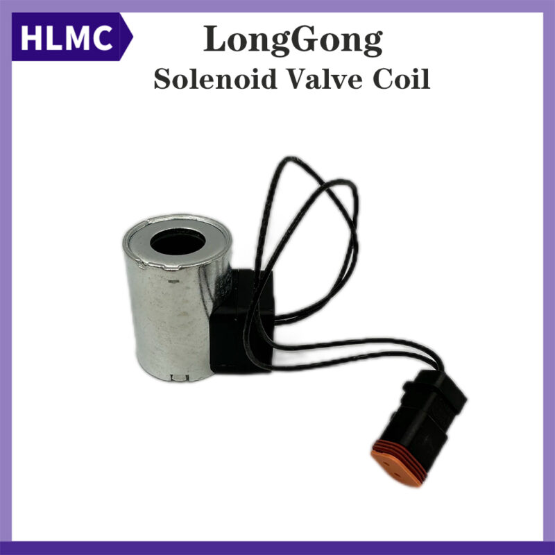 Hydraulic Coil Solenoid Valve Coil 24V 19mm 50.7mm for Longgong Construction Machinery Accessories