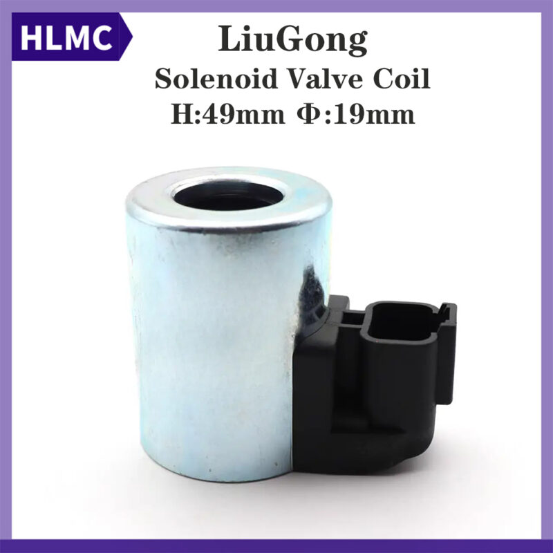 Liugong 915 920 922 923 925 930 Solenoid Valve Coil 12V 24V H:49mm Φ:19mm