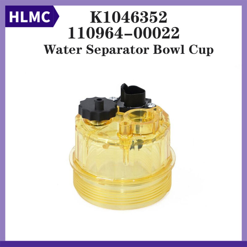 PL270 PL420 DX140LC DX180LC DX225LC DX255LC DX300LC DX350LC Doosan Fuel Filter Water Separator Bowl Cup K1046352 110964-00022