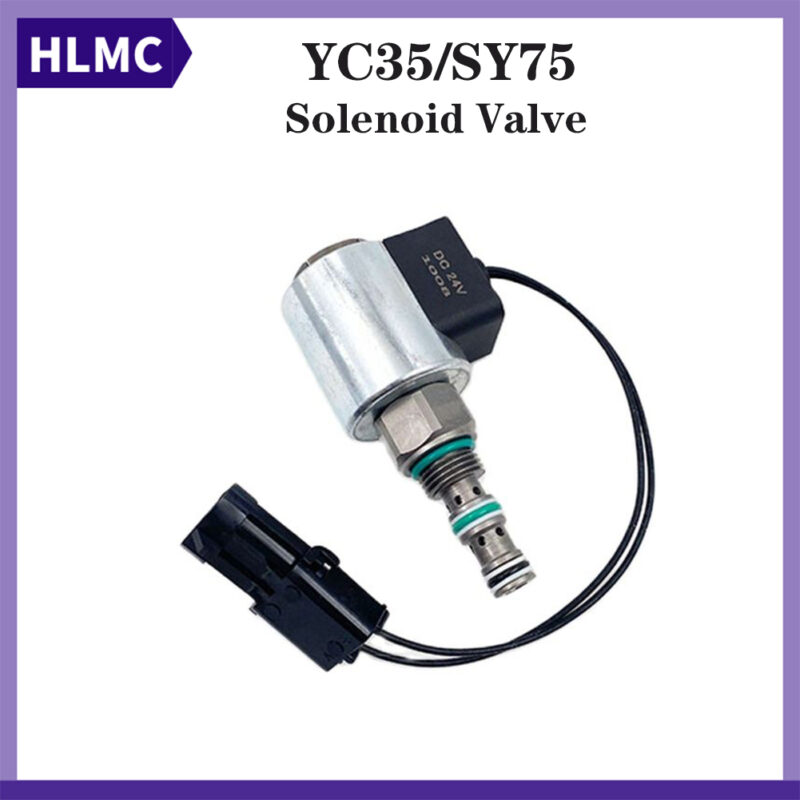 Yuchai 35 60 85 135 Sany 75 Walking Pilot Safety Lock Solenoid Valve Coil Spool