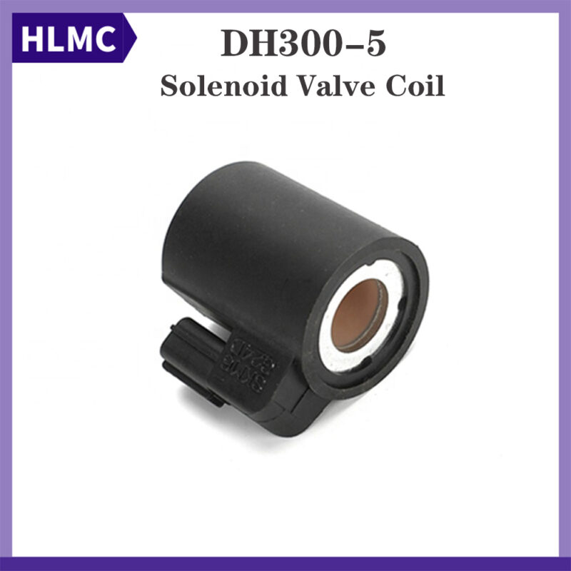24V DC Solenoid Valve Coil For Doosan Daewoo DH300-5 Excavator Sare Parts High 56MM Inner 20MM