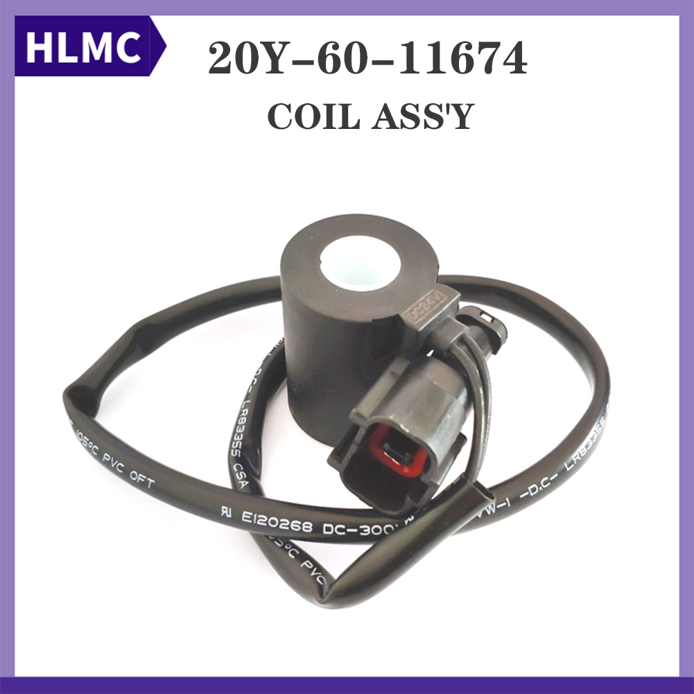PC200-5 PC200-6 Solenoid Valve Coil 6D102 Solenoid Coil 20Y-60-11674 20Y-60-11713 20Y-60-11672 20Y-60-11673 20Y-60-11670