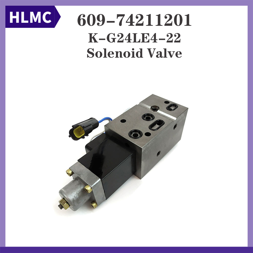 Excavator HD820 High Pressure Valve K-G24LE4-22 609-74211201 HD700 HD1023 Hydraulic Pump Solenoid Valve KDRDE3K-10/40CL-T