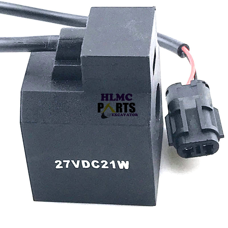 Solenoid Valve Coil EDH0427V-H EDH0427V Fit for Hyundai R130W-3 R160LC-3 R170W-3 R180LC-3 R200W-3 R290LC-3 R250LC-3 R320LC-3 - Image 2