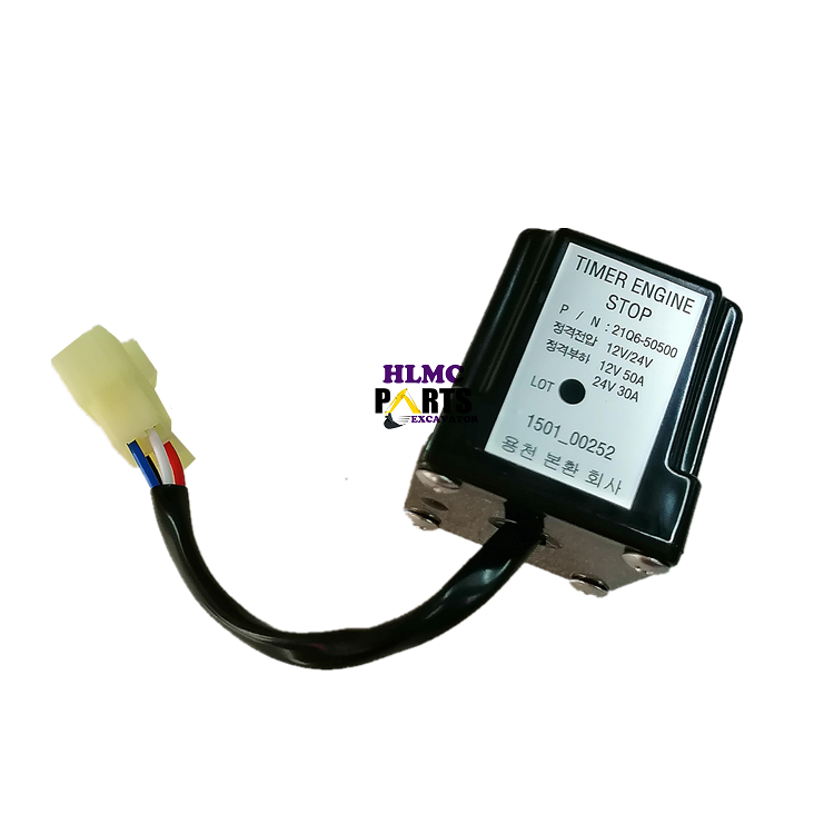 21Q6-50500 Excavator Machine Timer Relay for R210LC7H R210LC9BH R80-7 Timer Engine Stop 21Q650500 21Q6-50500 - Image 4