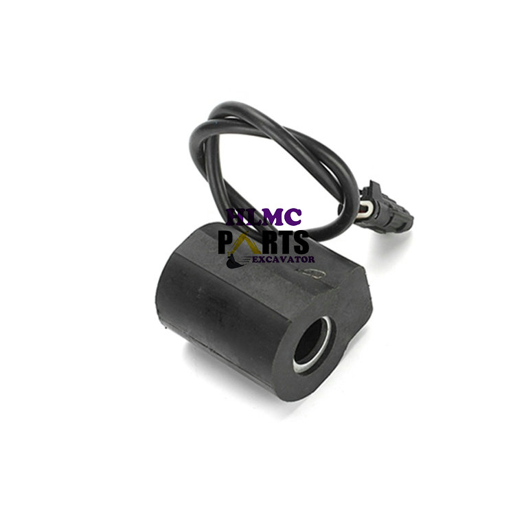 R220-5 R210-5 HX260L R130W3 R160LC3 R170W3 R180LC3 Round Solenoid Valve Coil EDH0427V-H for Hyundai - Image 6
