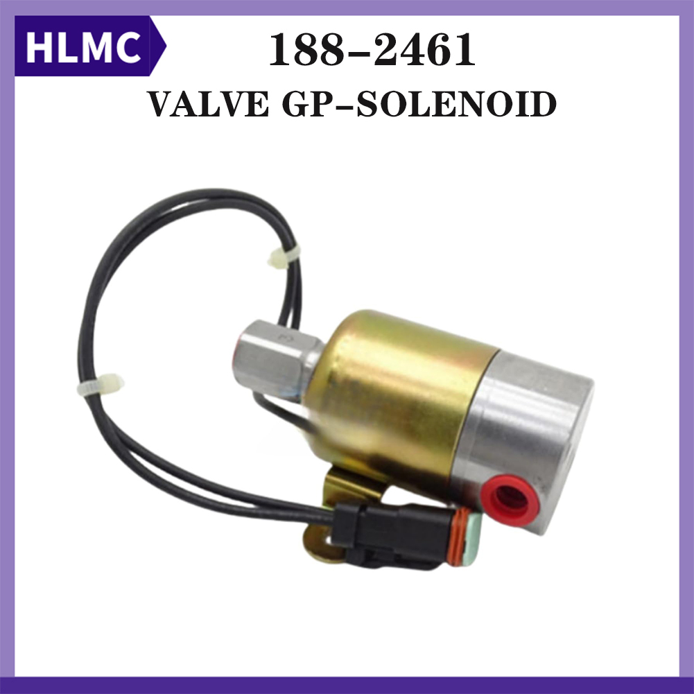 CA1882461 188-2461 1882461 Replacement Solenoid for Excavator Wheel Backhoe Skid Steer Loader 938H 966H 972H 980M 982M