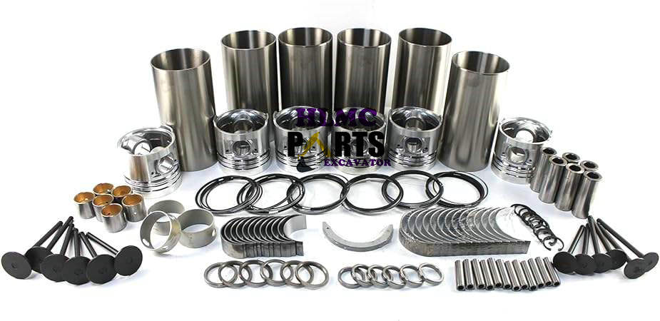 Excavator Spare Parts Liner Kit Piston Ring Valves Engine Bearing Nozzle D7D Overhaul Rebuild Kit VOLVO EC240BLC/R EC290BLC - Image 3