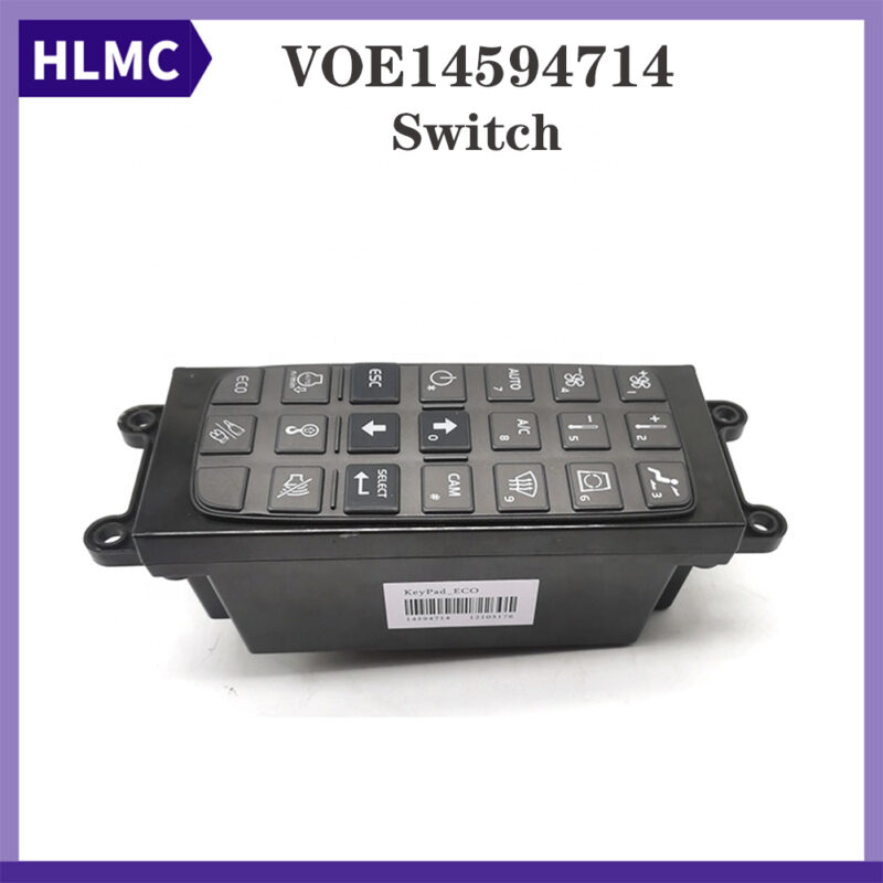 VOE14568905 VOE14594714 Air Conditioner Control Switch for EC210D EC300D EC380D EC480D Excavator Parts 14568905 14594714