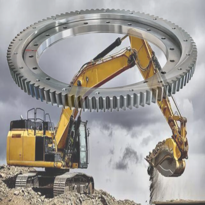 CA7Y1563 7Y-1563 7Y1563 Slewing Bearing Excavator Parts for Caterpillar E320B Excavator - Image 5