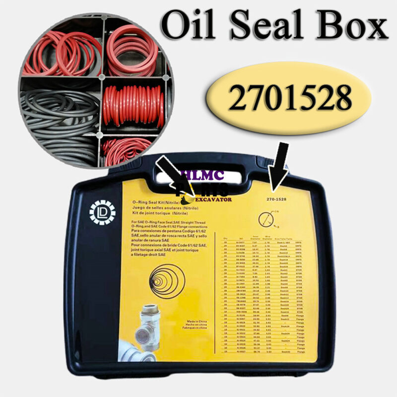 270-1528 - Oil Seal Box 4C-4782 Excavator Hydraulic Cylinder Repair Kits For Caterpillar CAT Nitrile Rubber Gaske 4C4782 2701528