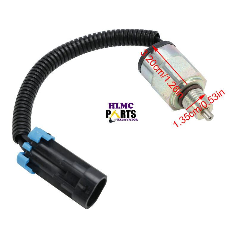 Holland Skid Steer Loader 84151310 86507510 12V Flameout Solenoid Valve LX985 SL40B L160 LX485 L170 LX565 LX665