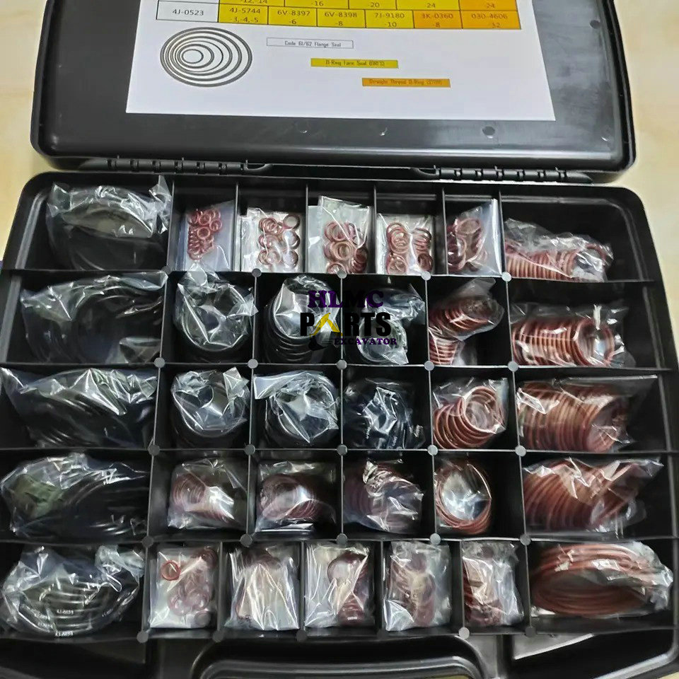 270-1528 - Oil Seal Box 4C-4782 Excavator Hydraulic Cylinder Repair Kits For Caterpillar CAT Nitrile Rubber Gaske 4C4782 2701528 - Image 4