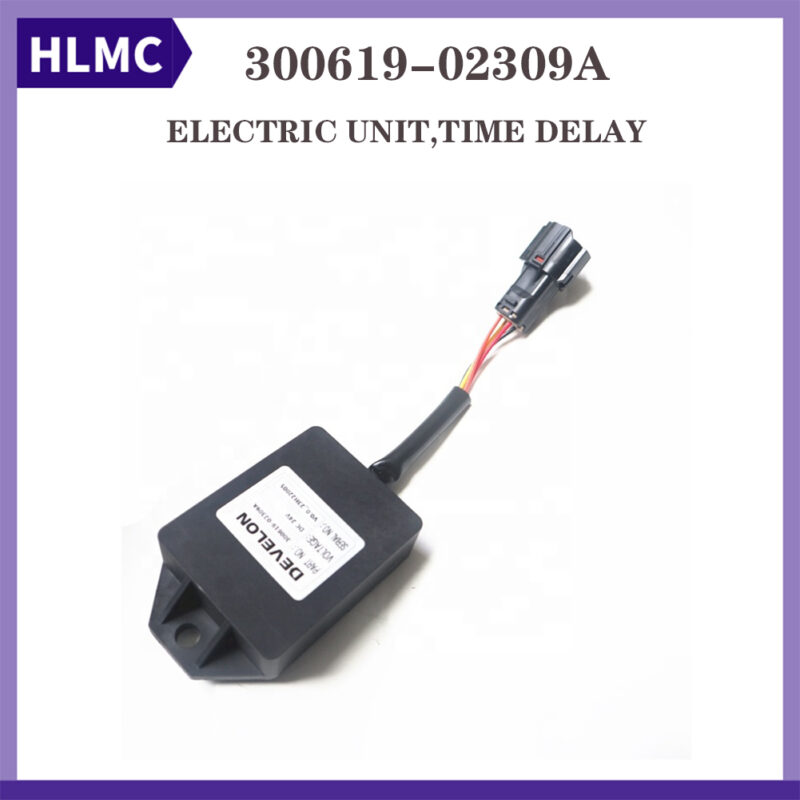 300619-02309A 30061902309A ELECTRONIC TIMER RELAY 0.1KG FOR DL200A DL250A DX140W DX160W DX200A CONSTRUCTION MACHINERY PART
