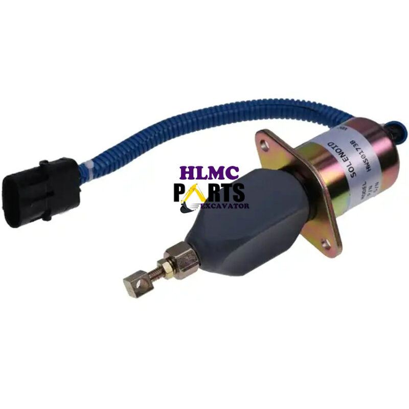 Stop Solenoid 1751ES-12A6UC3B1S5 for Loader SL4625 4625SX 4625DX W/Kubota V2203