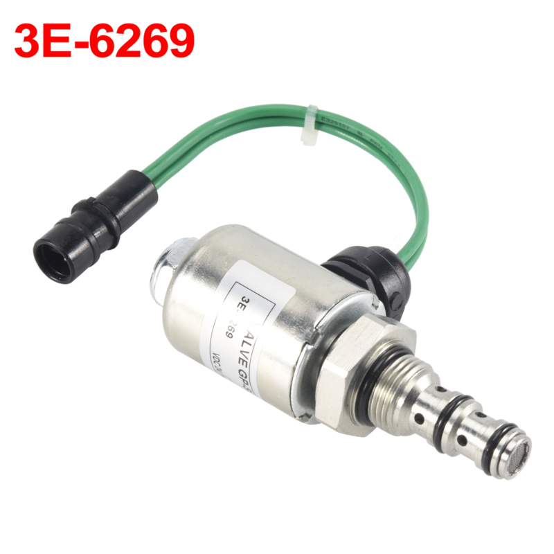 24V Solenoid Valve 3E-6269 3E6269 for Caterpillar CAT Wheel Loader 918F 924F 928G Tractor D8N