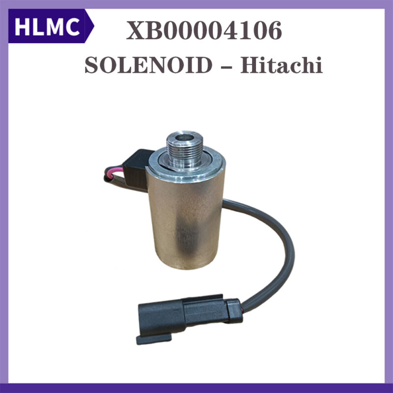 Solenoid Valve XB00004106 Fits for Excavator ZX30U-5A ZX35U-5A ZX35U-5N ZX40U-5A