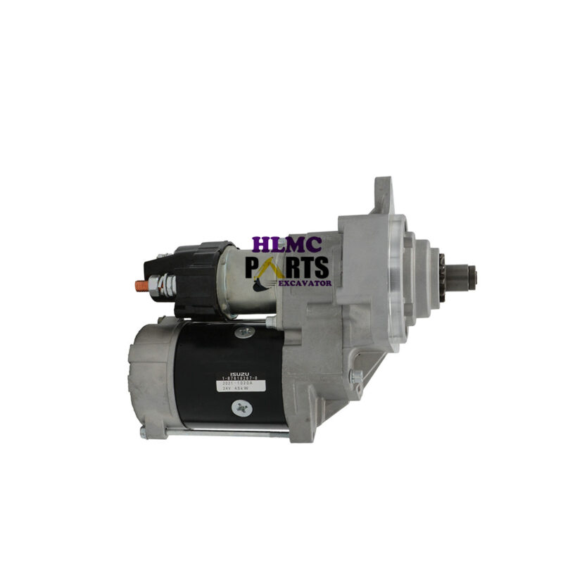 1876182670 6BG1 Excavator Engine Parts Starter Motor ZAXIS200 Alternator Starter 24V 11T 4.5KW 1811003380 028000-6200