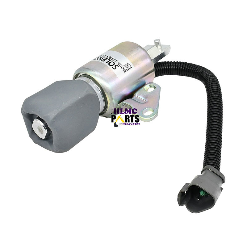 1G386-60013 KT1G368-6001-2 1756ES-12SUC11B1S5 12V Fuel Cut Off Stop Solenoid Komatsu Engine 3D67E-2A Excavator PC18MR-3