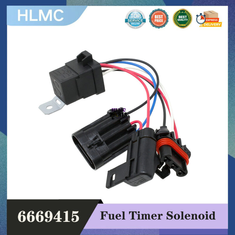 6669415 For Bobcat Skid Steer Loader Excavator Fuel Timer Solenoid For Bobcat S70 773 751 645 334 341 418 E08