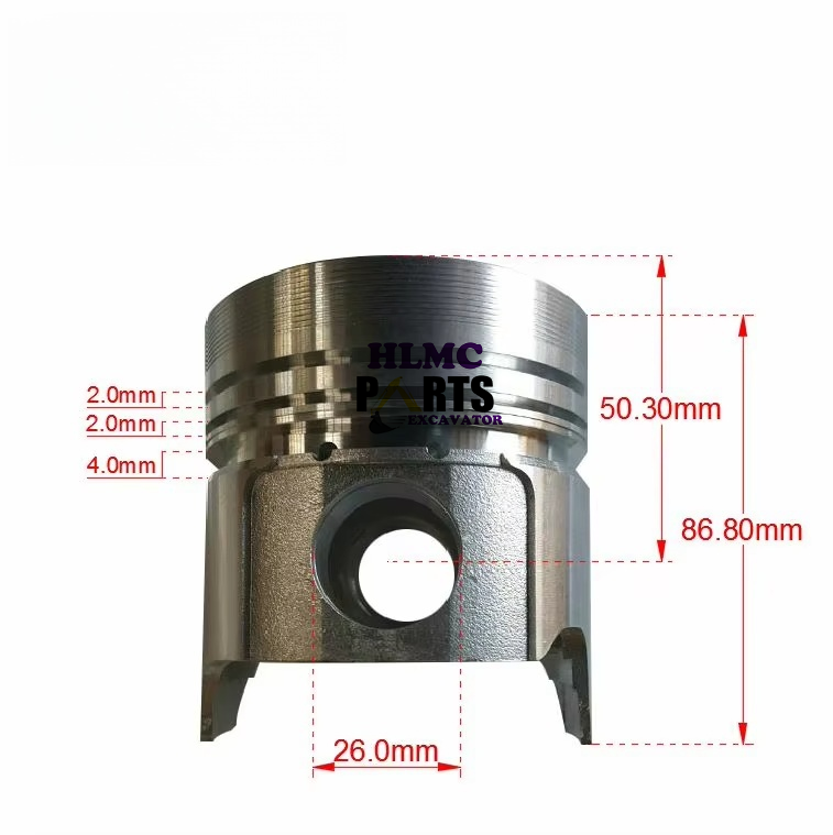 Piston 129402-22080 for Yanmar 4TNV82