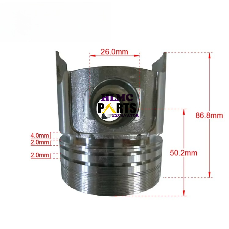 Piston 129100-22080 for Yanmar 4TNA78
