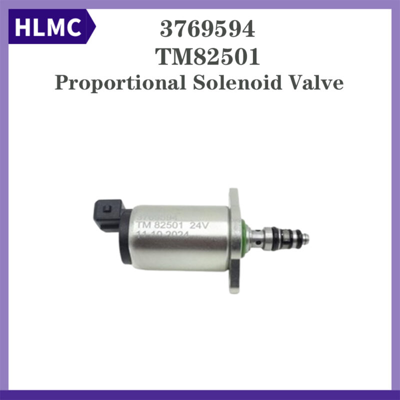 Excavator Parts Proportional Solenoid ValveTM82501 3769594 24V