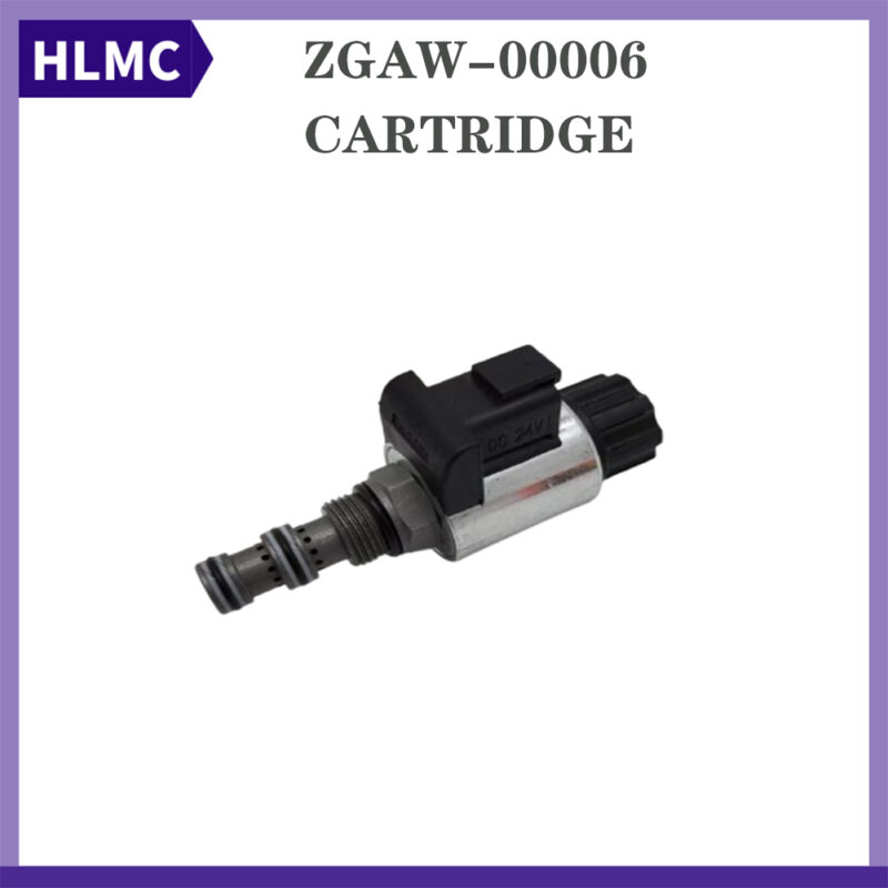 ZGAW-00006 CARTRIDGE Solenoid Valve for R140LC-9 R170W-9 R210LC-7 R250LC-9 4D95LE EGS65