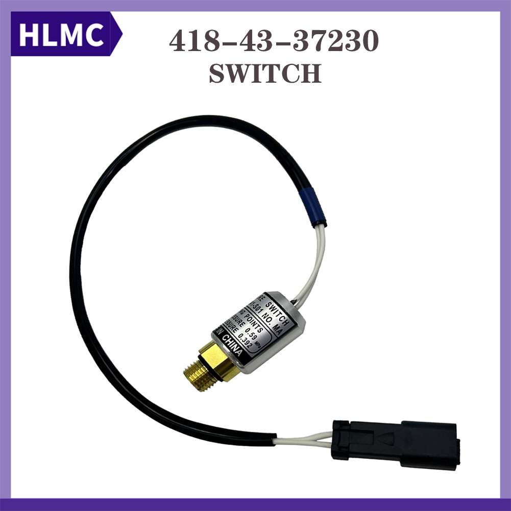 Pressure Switch Sensor 418-43-37230 Compatible with Komatsu HM250 HM300 HM350 HM400 Dump Trucks WA100 WA150 WA200 WA250 WA270 WA320 WA380 WA430 WA450 WA470 WA480 WA500 Wheel Loaders