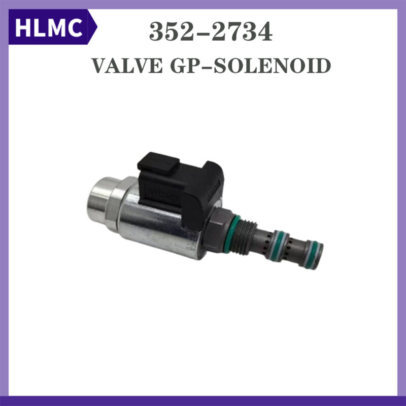 24VDC Solenoid Valve 352-2734 3522734 for WHEEL LOADER 950M 962 990K 950 966XE 980 982XE Construction Machinery Parts