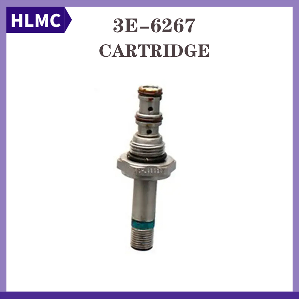 Cartridge Solenoid Valve Core 3E-6267 3E6267 Solenoid Valve Core for Excavator 918F 924F