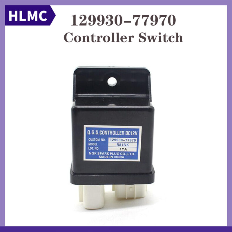 Controller Switch Fit for Komatsu 4TNE98 Engine 4D98E-1 Forklift FD30-17 FD20/25-16 FD35A-16 FD30H-17 Truck BX20 BX50 Yanmar Engine DC12V 129930-77970 12993077970 R81NK 81A YM129930-77970
