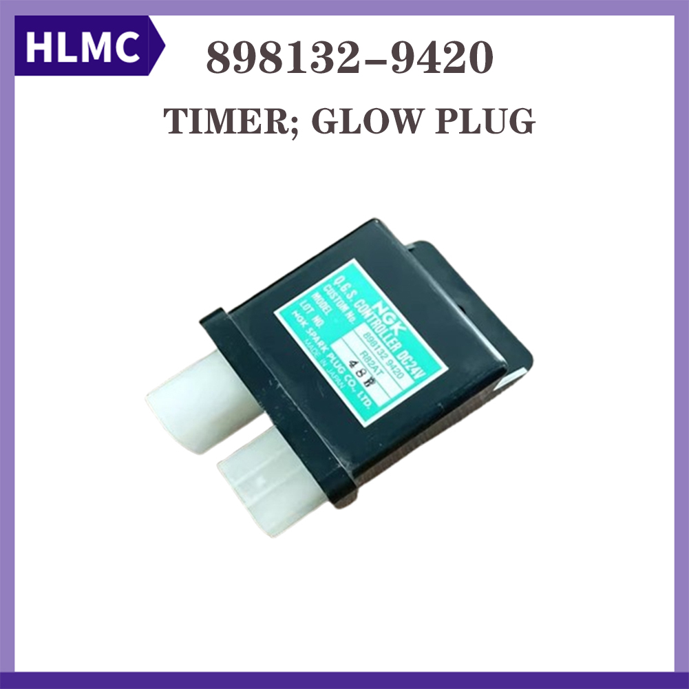 24V Glow Plug Timer 8981329420 8980305730 for Isuzu Engine 4LE1 4LE2 Hitachi Excavator ZX70-3 ZX75UR-3 ZX75US-3 ZX75USK-3 ZX80LCK-3 ZX85US-3 ZX85USB-3