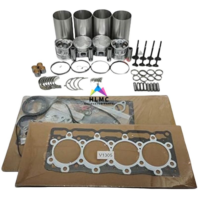 Overhaul Rebuild Kit for Kubota V1305 V1305-B B2710HSD F3060 X-20 Tractor
