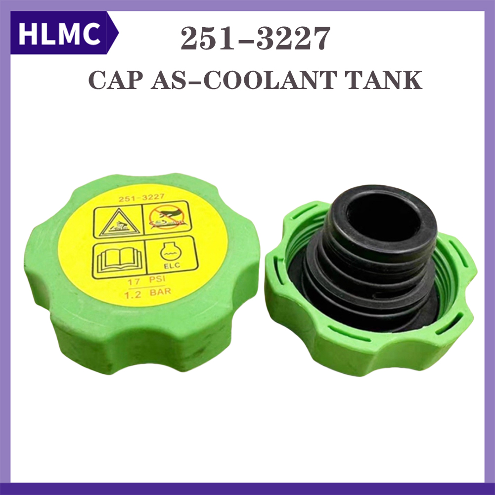 251-3227 Cap Assembly Coolant Tank for 416E 422E 906H 120K 12K 140K 140M 160M Construction Machinery Parts