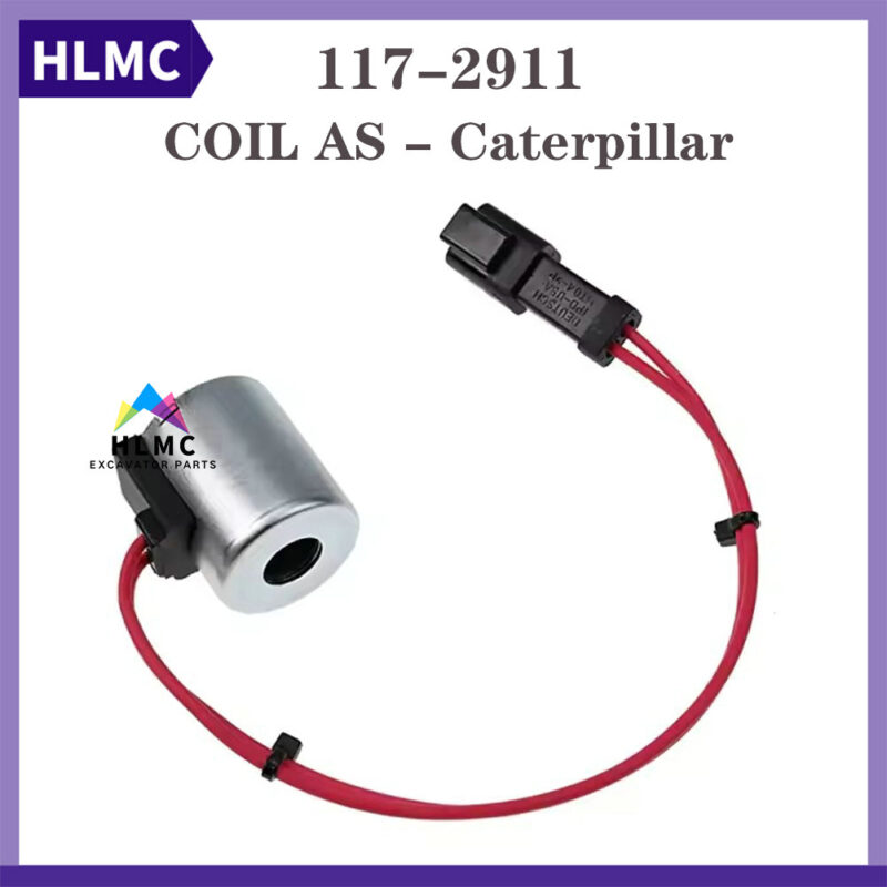 Solenoid Coil 117-2911 for CAT Backhoe Loader 416C 416D 420D 424B 424B HD 424D 426C 428C 428D 430D 432D 436C 438C 446B 446D