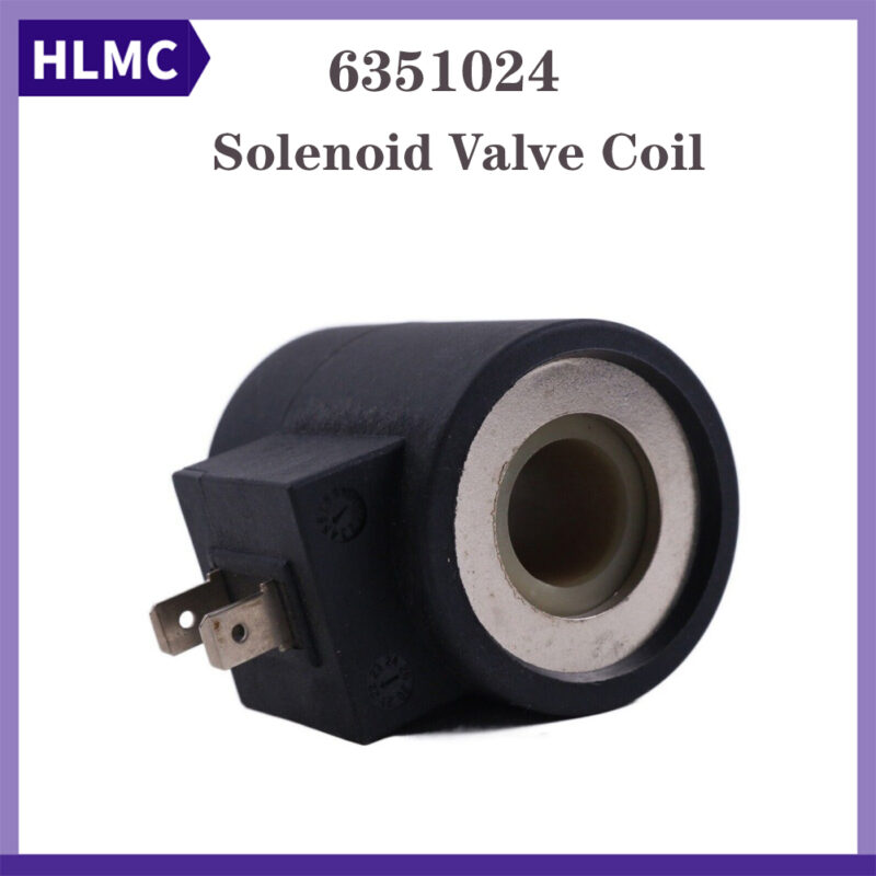 6351024 24V Solenoid Valve Coil for 10 12 16 38 58 Excavator Parts