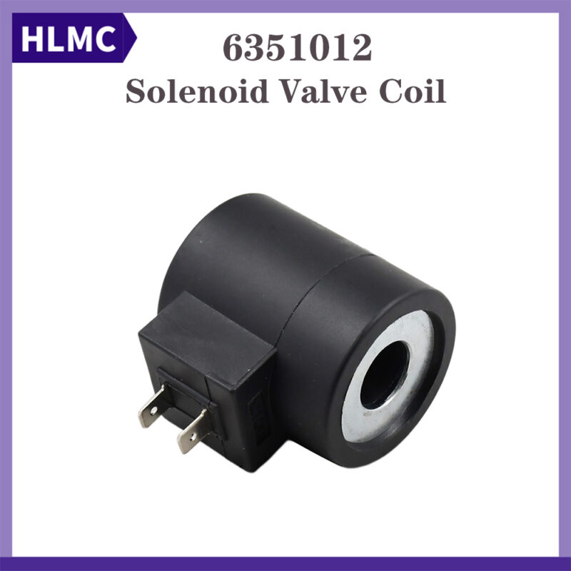 6351012 12V Solenoid Valve Coil for M312 M315 R210LC9 R250LC9 Excavator Parts
