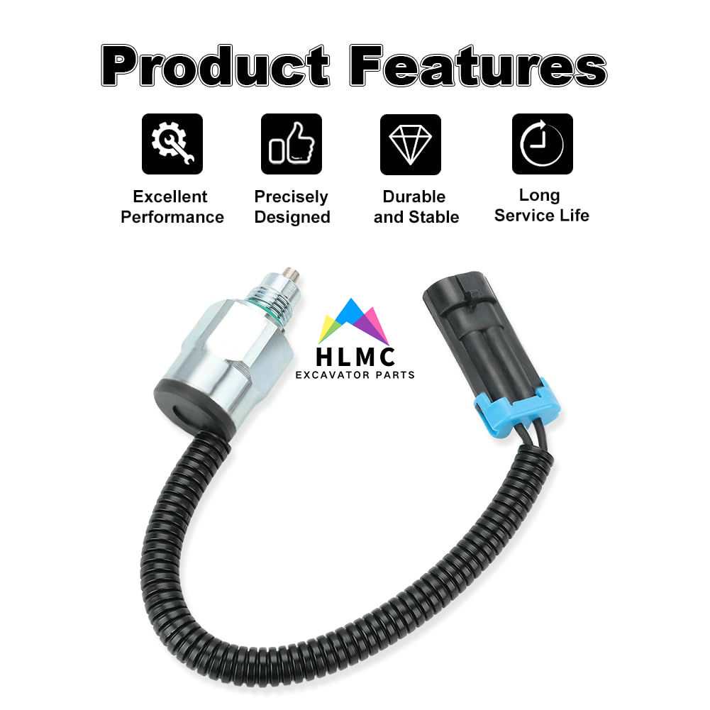 87445987 8412813 Spool Lock Solenoid Valve for 420CT 440CT 445CT 450CT C185 C190 L180 L185 Compact Track Loader - Image 4