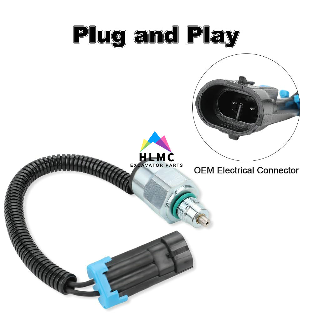 87445987 8412813 Spool Lock Solenoid Valve for 420CT 440CT 445CT 450CT C185 C190 L180 L185 Compact Track Loader - Image 2