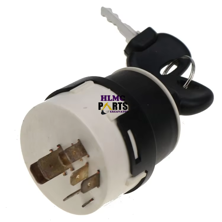 Ignition Switch with 2 Keys 87431469 for Backhoe Loader B115B B100BLR B100BTC 570NXT
