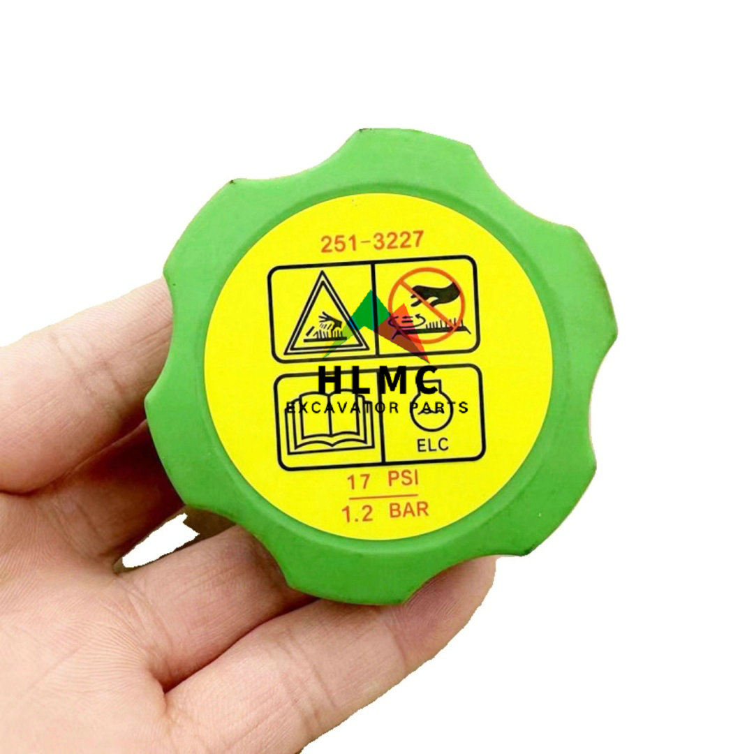 251-3227 Cap Assembly Coolant Tank for 416E 422E 906H 120K 12K 140K 140M 160M Construction Machinery Parts - Image 2