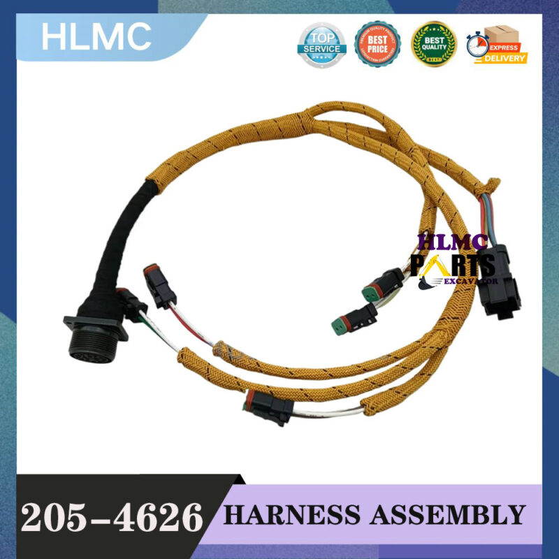 205-4626 Engine Sensor Wiring Harness Harness Fits for D6R D7R Truck Cable Connector Replace Parts